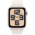 Watch SE, Smartwatch champagner, Aluminium, 40 mm, Sportarmband Polarstern S/M, Cellular