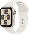 Apple Watch SE (2024) GPS + Cellular 40mm Aluminiumgehäuse Sport Band Polarstern S/M
