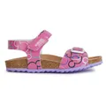 Geox Mädchen J Adriel Girl C Sandalen, C8238 Fuchsia Multicolor, 28 EU