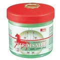 Pferdesalbe mit angenehmem Geruch kühlt, wärmt und pflegt; mit ätherischen Ölen, Arnica und Rosmarin; klebt nicht; Spar-Set 3x500ml