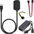 SATA zu USB Adapter für 2.5" 3.5" SATA Festplatte HDD SSD Konverter HDD Docking Station IDE Dockingstation Super Speed Retoo
