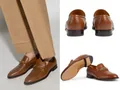 GUCCI Chain Slip-On Leder Loafers Sneakers Schuhe Mocassin Slippers Shoes 41