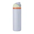 FreeSip Isolierte Edelstahl Trinkflasche mit Strohhalm, 710 ml – BPAfrei, opt...