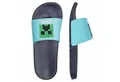 Minecraft Minecraft Creeper Zombie Jungen Sandalen Latschen Sandale Gr. 29 bis 38, Blau