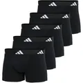 ADIDAS adidas Herren Boxershorts, 5er Pack - Trunks, Active Flex Cotton, Logo