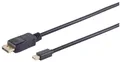 S-CONN Mini Displayport/ Displayport, 1.2, 4K, schwarz, 1m (10-52025)