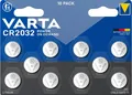 VARTA Batterien Knopfzellen CR2032, 10 Stück, Power on Demand, Lithium Coin, 3V