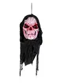 EUROPALMS Halloween Blut Totenkopf, 80cm | Totenschädel zum Hängen mit Licht- und Soundeffekt