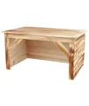 Hütte aus geflammtem Holz 50×26×31cm Trixie