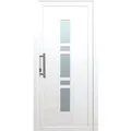 Kunststoff-Haustür K017 Weiß 100 cm x 200 cm Anschlag Links