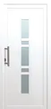 Panto Haustür Modell K017 DIN links weiß 100 x 200 cm