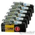 6x NGK ZÜNDKERZE V-LINE 53 passend für CHRYSLER NEW YORKER BJ. 04.93 - 09.98