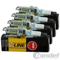 4x NGK ZÜNDKERZE V-LINE 53 für OPEL CORSA C D ASTRA G H MERIVA ZAFIRA B VECTRA C
