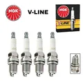 4x ZFR5F V-LINE 53 Zündkerzen ALFA ROMEO 159 BMW 7er E32 8er E31FIAT CHROMA 194