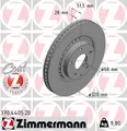 2x Bremsscheibe Zimmermann 370.4405.20 2 Bremsscheiben Vorderachse Vorne