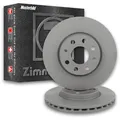 2x Zimmermann Bremsscheiben Coat Z Ø320mm Vorne passend für Mazda CX-5 2.5 2.0