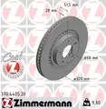 2x Bremsscheibe außenbelüftet 370.4405.20 ZIMMERMANN für MAZDA CX-5 6 Stufenheck