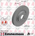 Set 2x Bremsscheibe Zimmermann für Mazda Cx-5 6 Limo Kombi 2017-> 370.4405.20