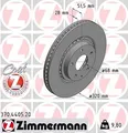 2x ZIMMERMANN 370.4405.20 Bremsscheibe für MAZDA