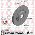 2x ZIMMERMANN Bremsscheibe 370.4405.20