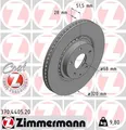 2x ZIMMERMANN Bremsscheibe COAT Z 370.4405.20 für GL GJ MAZDA CX KF AWD SKYACTIV