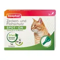 Beaphar Zecken- und Flohschutz SPOT-ON für Katzen Parasiten Ugeziefer Zecken