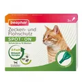 Beaphar Zecken- + Flohschutz SPOT-ON Katze 3 x 0,8ml ab 12 Wochen geeignet