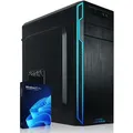 GREED® Ultra PC mit Intel Core 12th Gen - Computer für Büro & Home mit 4,4 GHz, 16GB RAM - 1TB SSD + 1TB HDD - USB 3.0 - WLAN, inkl. Windows 11 Pro