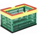 alpfa 800-659 Einkaufskorb mit Henkel, klappbar, 16 Liter (Farbe zufällig)