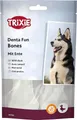 TRIXIE Denta Fun Knochen mit Ente - Rinderhaut mit Ente gefüllt - 2 Stück - 10 cm - 70 g - Glutenfrei - 31391