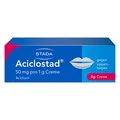 Aciclostad Creme gegen Lippenherpes – Lippencreme zur lindernden Behandlung bei wiederkehrenden Herpesinfektionen mit Bläschenbildung – ab den ersten Symptomen – 1 x 2 g