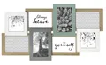 Bilderrahmen Collage multicolor 60 x 32 cm - 8 Fotos