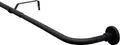 GARDINIA Gardinenstange Set Lisa 1-Lauf mit Bogen Ø 19 mm, Ø 19 mm, 1-läufig, Fixmaß, Metall, 1-Lauf mit Bogen