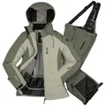 Killtec Skianzug Damen Winterjacke + Skihose, wasserdicht verschweißte Nähte - atmungsaktiver Stoff grün 40 EU