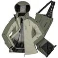 Killtec Damen Skianzug Größe 40 - aus Skijacke salbei olivgrün khaki und Skihose olivgrün khaki - mit 10000mm Wassersäule - wasserdicht, atmungsaktiv