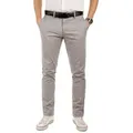 Yazubi Chinohose Modische Chino Hose Dustin von YAZUBI mit Gürtel bequeme Chinohose mit Gürtel grau 29