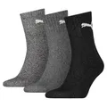 Puma Short Crew Socks (3 Pairs) 9-11 Grey 9-11 Grey