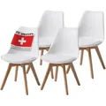 Albatros Esszimmerstuhl, Weiß, Kunststoff, 49x81x43 cm, Esszimmer, Stühle, Esszimmerstühle