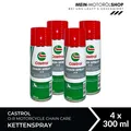 Castrol Chain Spray O-R Motorcycle Chain Care Kettenspray Motorrad 4x400 ML