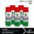 Castrol Chain Spray O-R Motorcycle Chain Care Kettenspray Motorrad 5x400 ML
