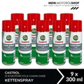 Castrol Chain Spray O-R Motorcycle Chain Care Kettenspray Motorrad 9x400 ML