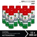 Castrol Chain Spray O-R Motorcycle Chain Care Kettenspray Motorrad 11x400 ML