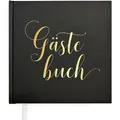 Plantvibes Gästebuch Hochzeit – 72 Seiten Premium-Papier, Dickem Papier, Es Drückt Nicht Durch, Vintage-Stil, Mit Goldenem Titel - Ideal Für Hochzeiten, Jubiläen, Geburtstage - Gästebuch Blanko
