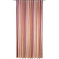 Wirth Gardine Eloise (1 St), Faltenband, halbtransparent, Store rot 300 cm x 120 cm