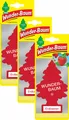 WUNDER-BAUM Erdbeere 3er Duftbäumchen Wunderbaum Erdbeer 3 Set Lufterfrischer