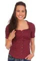 MarJo Trachtenbluse Trachtenbluse - NENITA-BRENDA - bordeaux