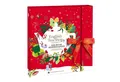 English Tea Shop Tee Adventskalender mit Schleife "Red Christmas" 25x BIO Pyramidenbeutel, 25x Kräuter- und Früchtetees, Weißer Tee.