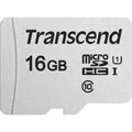 Transcend Premium 300S microSDHC-Karte 16 GB Class 10, UHS-I, UHS-Class 1 inkl.