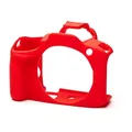 easyCover - Silikon Kameratasche - Schutz für Ihre Kamera - Canon R50 - Rot