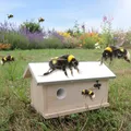 Hummelhaus Insektenhaus Holz Hummelkasten Nistkasten Insektenhotel Hummel Haus